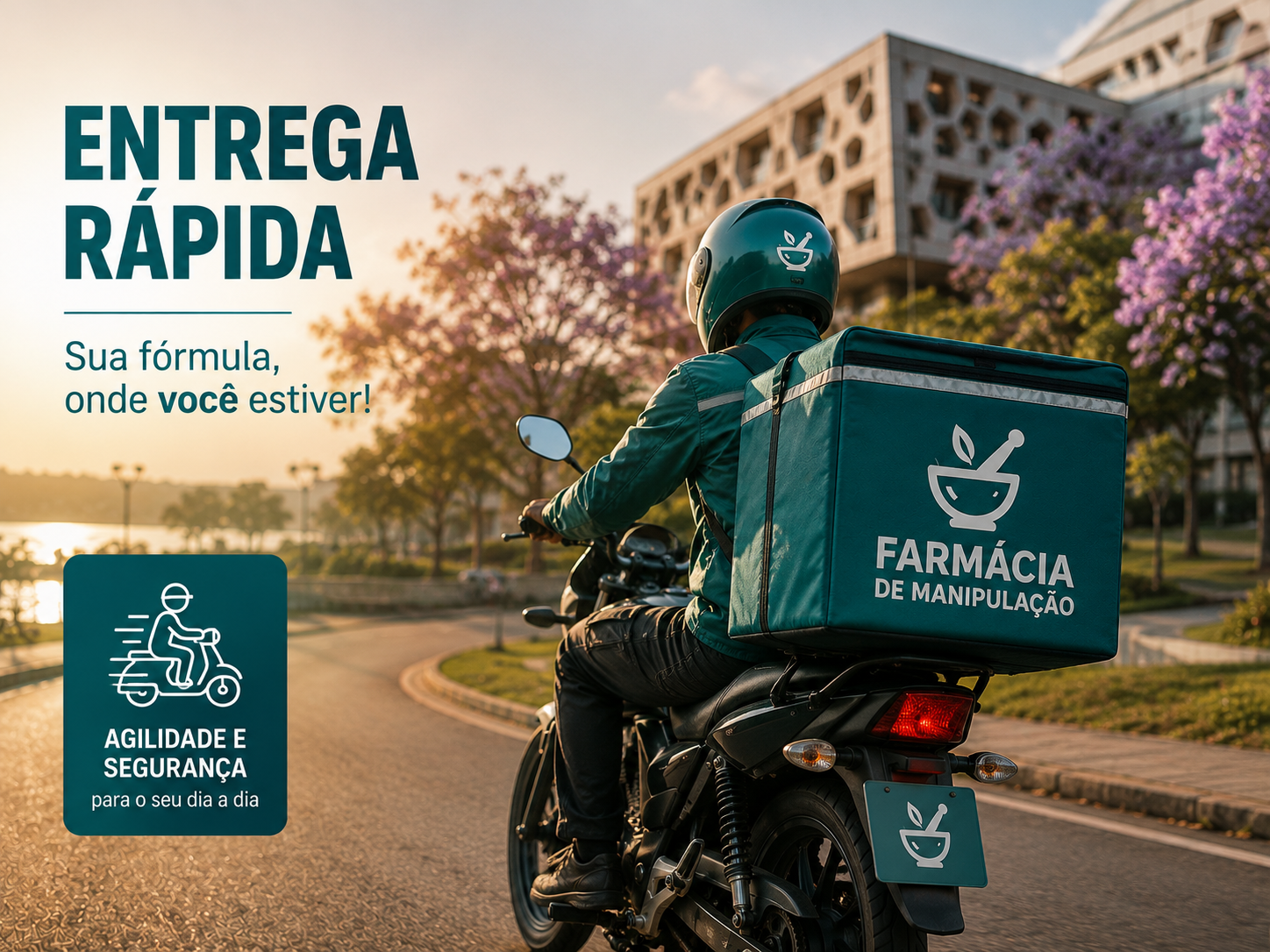 Entrega rápida — sua fórmula onde você estiver